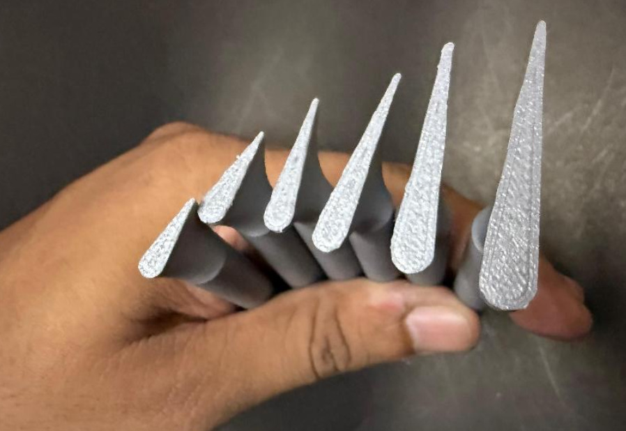 Long elongated tear drop 6 one sided tool
