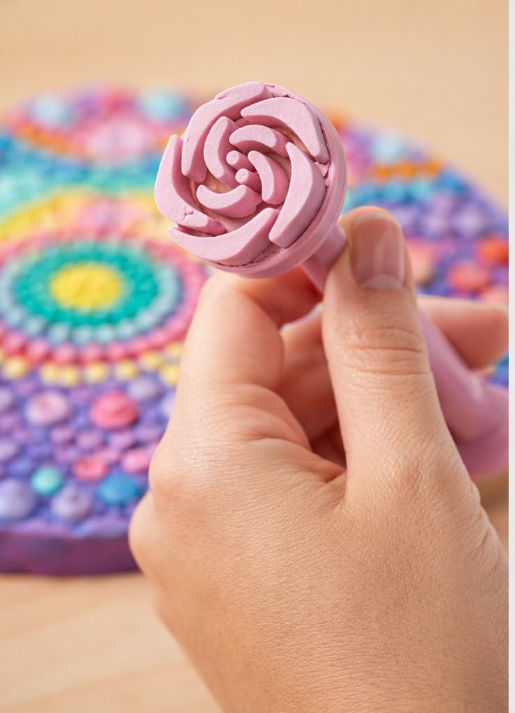 Rose flower tool, 30mm one side 35mm other side