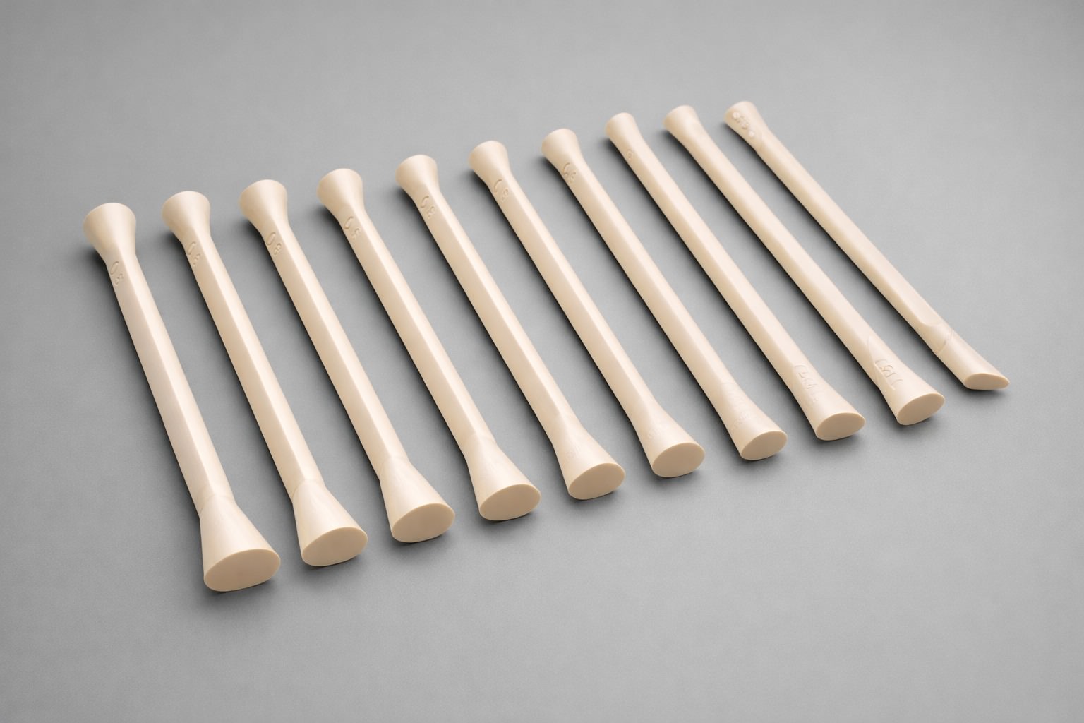 10 oval tools with 20 sizes