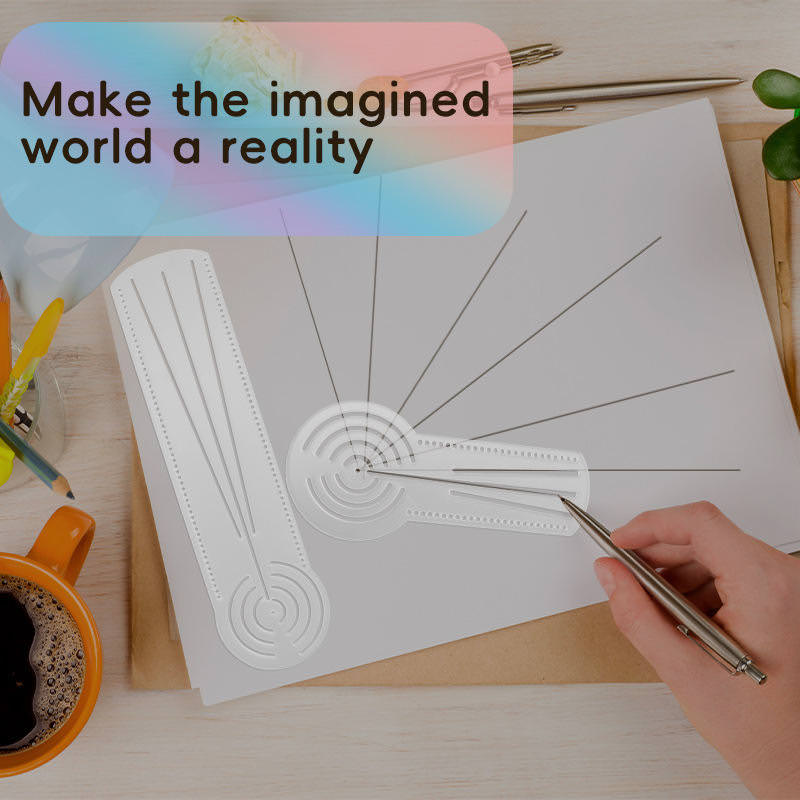 3-in-1 Mandala Ruler Tool with Holes, Cross-border New Mandala Painting Ruler - Image 6